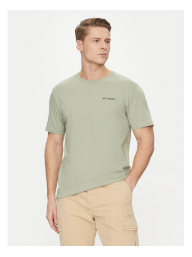 Columbia Тишърт Barton Springs™ 2058331 Зелен Regular Fit