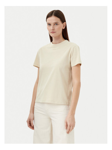 Calvin Klein Тишърт Nano Logo K20K207519 Бежов Regular Fit