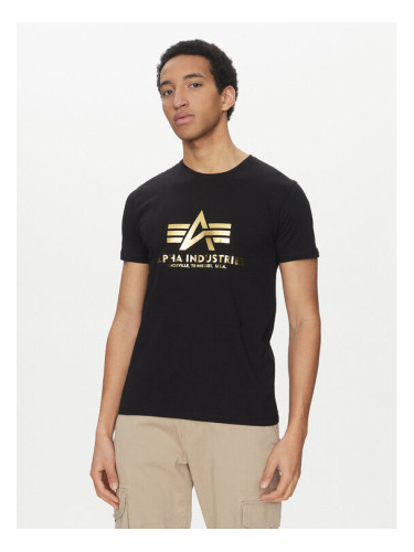Alpha Industries Тишърт Basic 100501 Черен Regular Fit