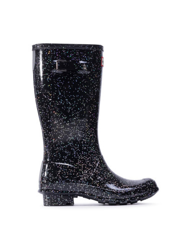 Hunter Гумени ботуши Org Kids Giant Glitter Boots JFT6075RGT Черен