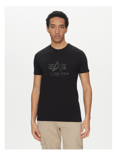 Alpha Industries Тишърт Basic 100501 Черен Regular Fit