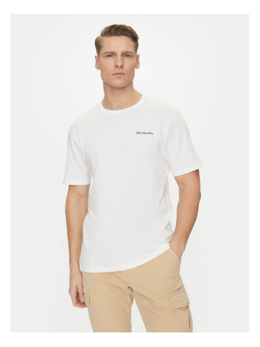 Columbia Тишърт Barton Springs™ 2058331 Бял Regular Fit