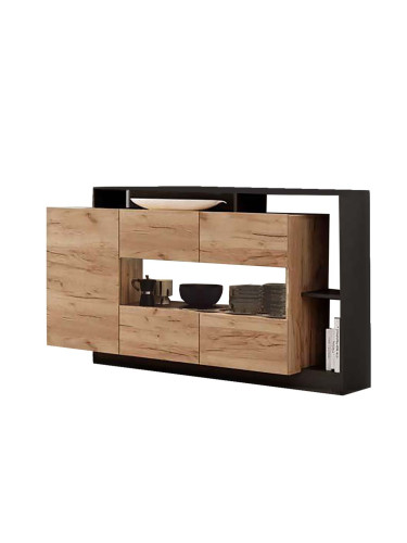 СКРИН РУССО 135/44/93.5 СМ В ДЪБ АРТИСАН И АНТРАЦИТ