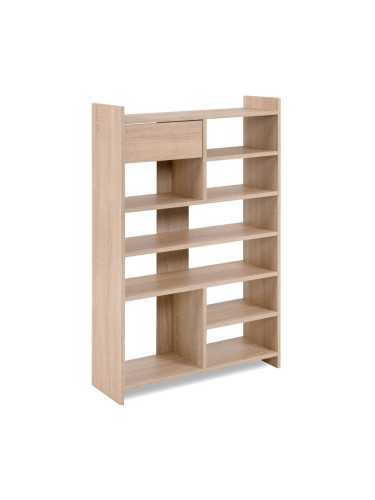 ЕТАЖЕРКА ЗА ОБУВКИ МЮНСТЕР С 1 ЧЕКМЕДЖЕ 71.5/25/109 СМ В ДЪБ СОНОМА