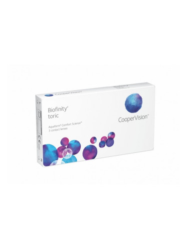 Biofinity XR Toric (3 лещи) Cyl от -2.75 до -5.75 (0.50 стъпка)!