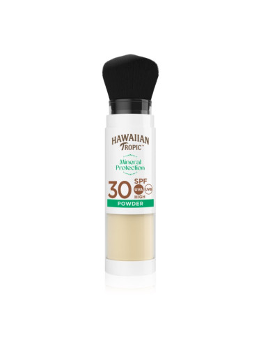Hawaiian Tropic Mineral Protection Powder Brush слънцезащитна водоустойчива пудра SPF 30 4.25 гр.