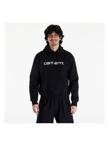 Суитшърт Carhartt WIP Hooded Carhartt Sweat Black/ White XXL