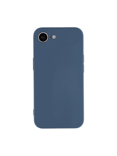 Силиконов кейс iPaky матиран, За iPhone 16e / 17e, Тъмносин