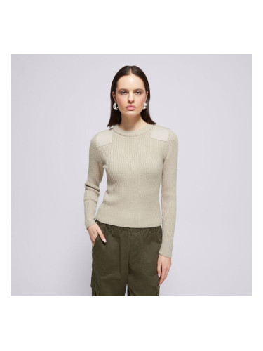 Champion Пуловер Crewneck Sweater дамски Дрехи Champion 117495ES057 Бежов