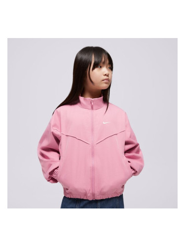 Nike Яке G Nsw Ltwt Ovrszd Jkt Sty Star Girl детски Дрехи Якета FZ5557-646 Розов