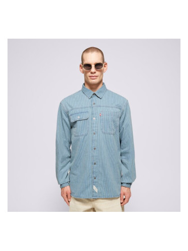 Levi's Риза Ls Auburn Worker Med Indigo - Flat Finish мъжки Дрехи Levi's A7224-0010 Син