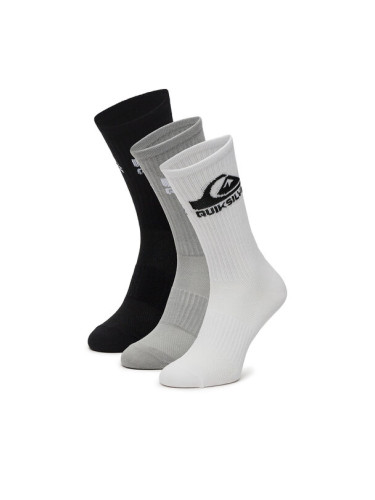 Quiksilver Дълги чорапи AS_QUIKSILVER_101W_SS25 (3-PACK) Бял