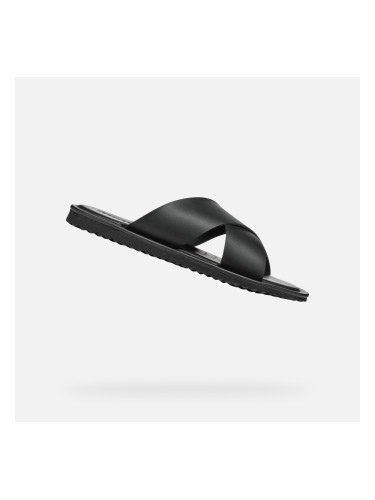 Black men's slippers Geox Erice - Men's