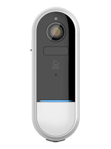 Смарт звънец с камера DELTACO SH-DB02, 1080p, WiFi 2.4GHz, IR 5m, micr