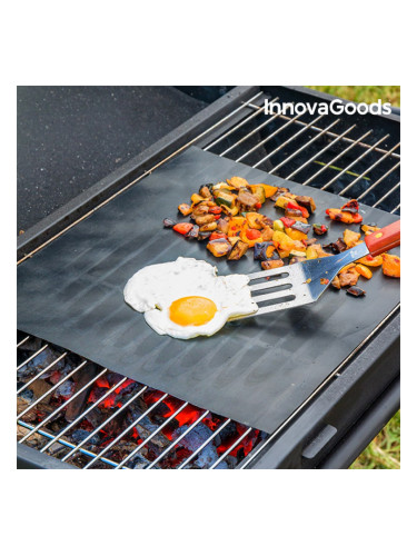 Подложка за Готвене за Фурна и Барбекю InnovaGoods (Опаковка от 2)