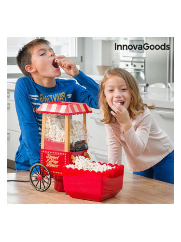 Машина за Пуканки Sweet & Pop Times InnovaGoods 1200W Червена