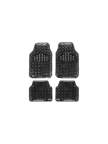 Комплект Постелки за Кола ALF10131 Универсален Черен (4 pcs)