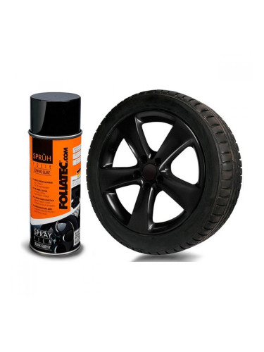 Течен Каучук за Кола Foliatec   Черен 150 ml