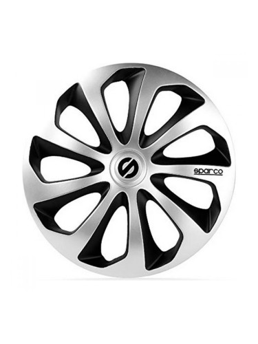 Тасове Sparco Sicilia CS5 Черен Сребрист 14" (4 uds)