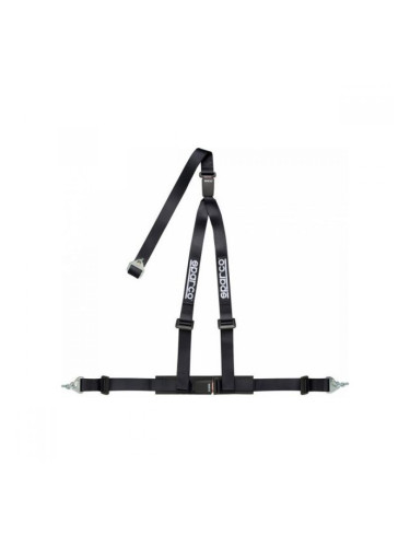 Сбруя с 3 точково прикрепяне Sparco Lap Rein - Черен