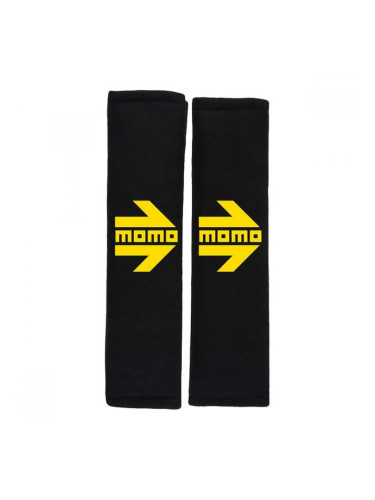 Safety Belt Pads Momo SHP001B (2 uds) Черен