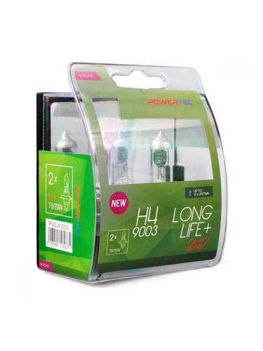 Крушка с нажежаема жичка M-Tech H4 Дълга продължителност (set)