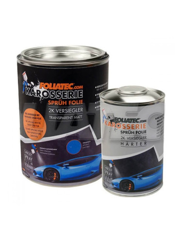 Течен Каучук за Кола Foliatec Sealer Transparent Ultra Mate (2 L) & Sealer Hardener (1 L)