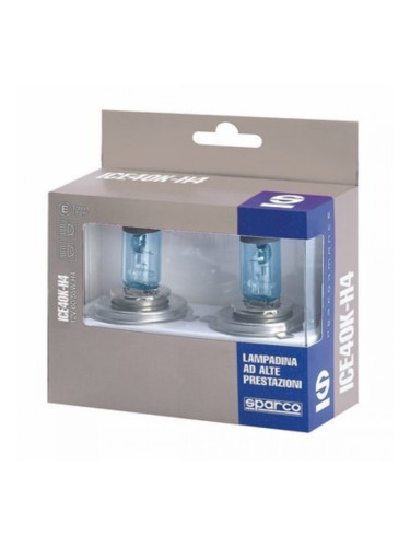 Automotive Bulb Sparco ICE40K H4 12V 55W Blanco Azulado Efecto Xenon