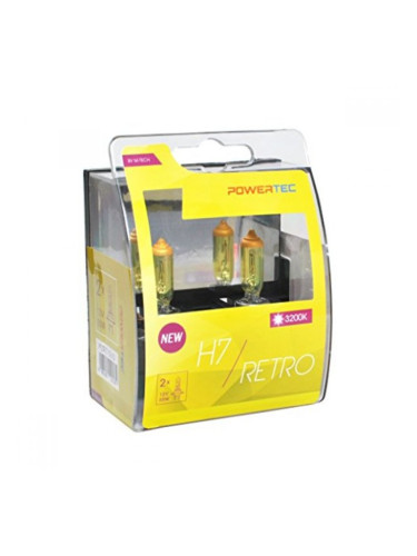 Automotive Bulb M-Tech PTZRT7-DUO H7 12V 55W 3200K Retro Gold