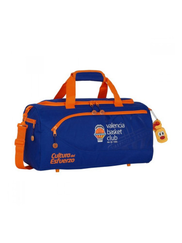 Спортна Чанта Valencia Basket Син Оранжев (25 L)