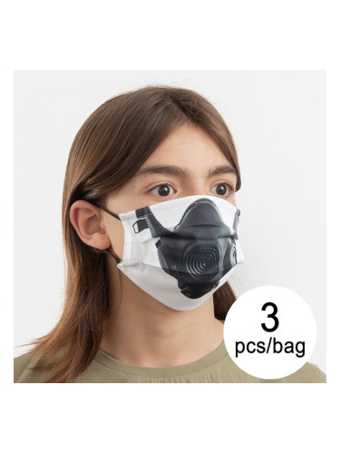 Хигиенна Маска от Плат за Многократна Употреба Gas Luanvi Размер M (опаковка от 3)