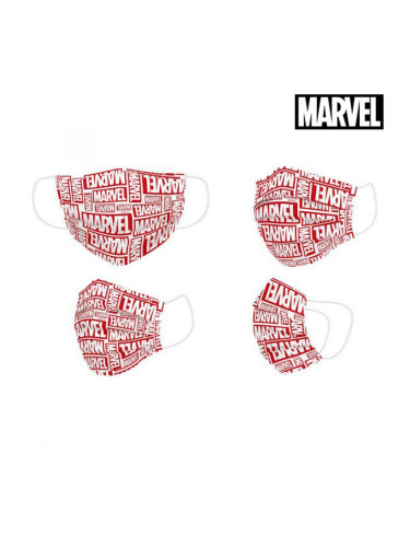 Хигиенна маска Marvel Детски Червен