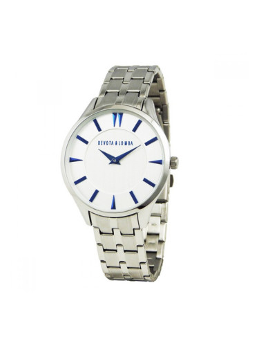 Мъжки часовник Devota & Lomba DL012M-01WHITE (40 mm) (Ø 40 mm)