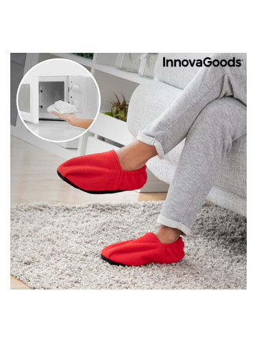 Домашни Чехли, Затоплящи се в Микровълнова Печка InnovaGoods Червен