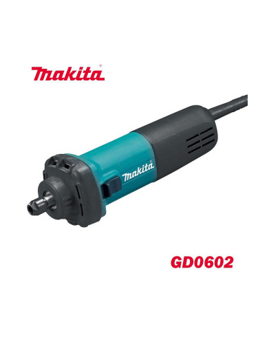 Шлайф прав Makita GD0602, 400W, цанга 6 мм, 25000 об./мин