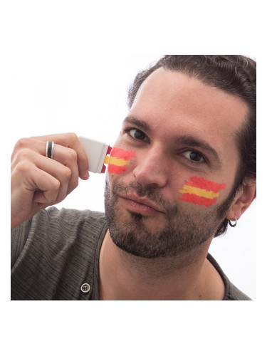 Боички за Лице в Цветовете на Испанското Знаме