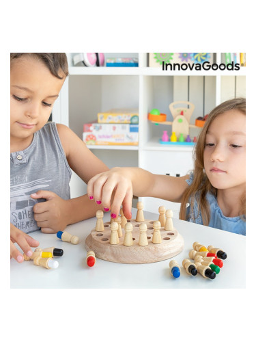 Дървена игра за памет Taeda InnovaGoods 26 части