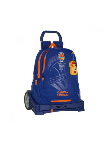Училищна Раница Evolution Valencia Basket, Син, Оранжев