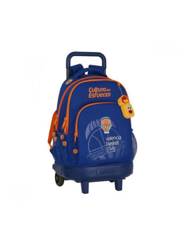 Училищна Чанта Compact Valencia Basket, Син, Оранжев