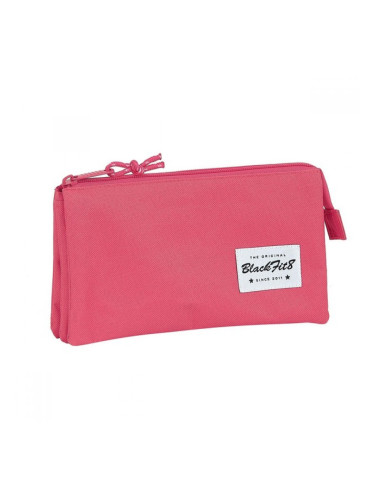 Ученически Несесер BlackFit8, Троен, Розов