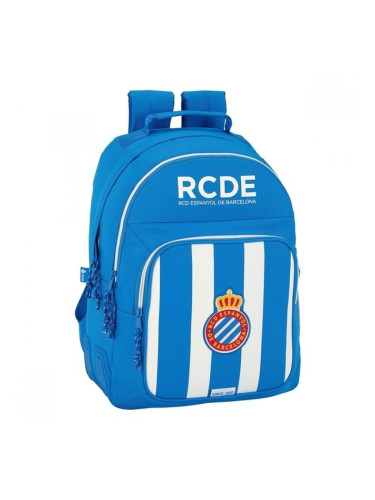 Училищна Раница RCD Espanyol, Син, Бял