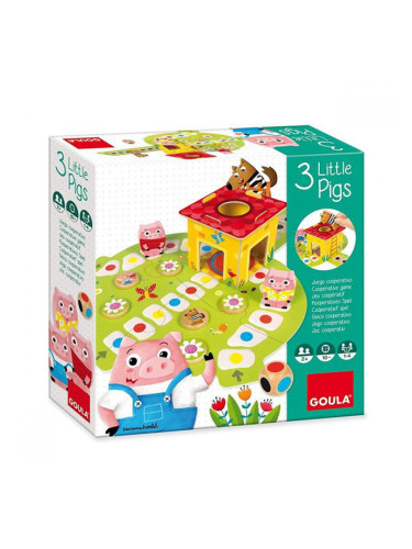 Дървена Игра  Diset Goula 3 Little Pig Дървен
