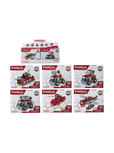 Строителна Игра Magical Bodel Червен (14 x 10 cm)