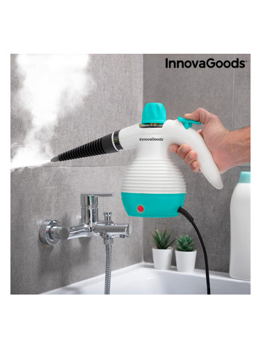 Многофункционален ръчен изпарител с аксесоари 9 в 1 Steany InnovaGoods 0,35 L 3 Bar 1000W