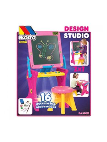 Дъска за Писане 2 в 1 Design Studio Moltó (90 cm)