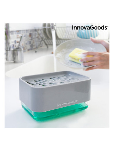 Дозатор за сапун 2 в 1 за мивка Pushoap InnovaGoods