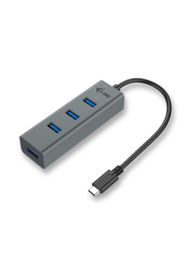 USB извод i-Tec C31HUBMETAL403 USB x 4 Сив
