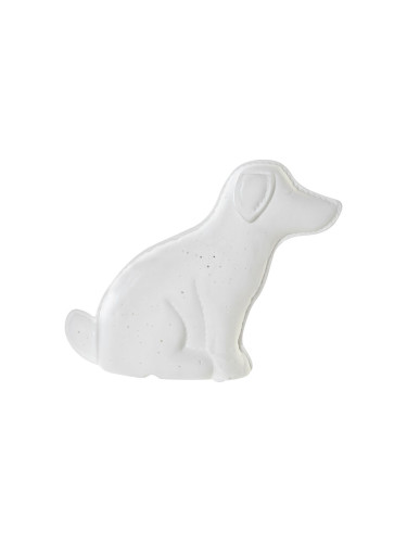 Настолна лампа DKD Home Decor Бял Порцелан LED Куче (25 x 10 x 19 cm)