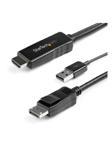 Адаптер за DisplayPort към HDMI Startech HD2DPMM3M            3 m Черен
