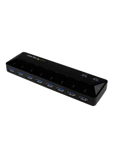 USB извод Startech ST103008U2C USB 3.0 x 10 Черен